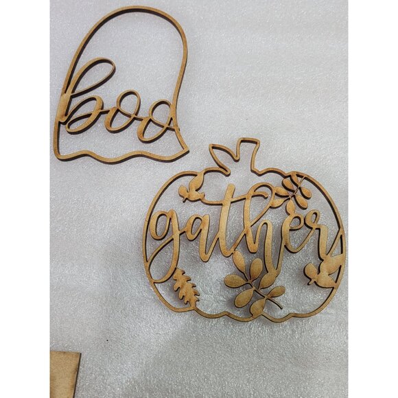 New Lot Wood Die Cut Laser Embellishment Crafts Homeschool Scrapbook 41 pcs - Picture 3 of 10